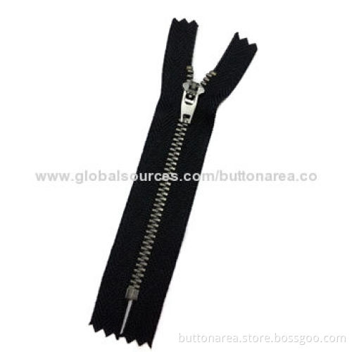 4# Metal zipper, Y teeth, YG slider